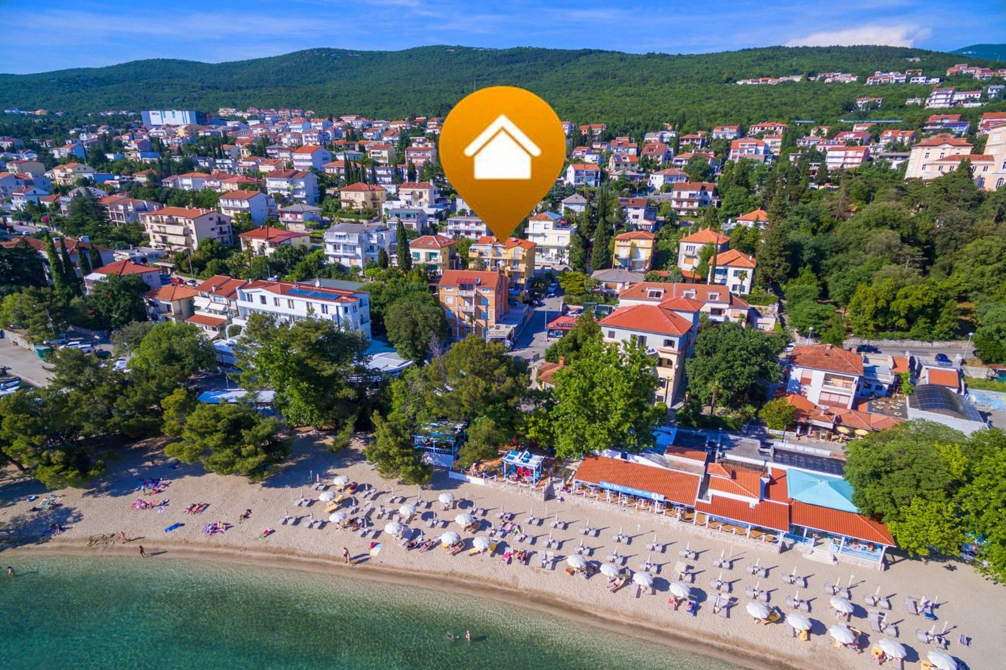 Appartamento Duerr Crikvenica Esterno foto